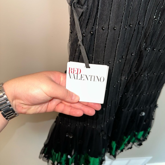 Valentino mini dress black and green - Picture 4 of 5